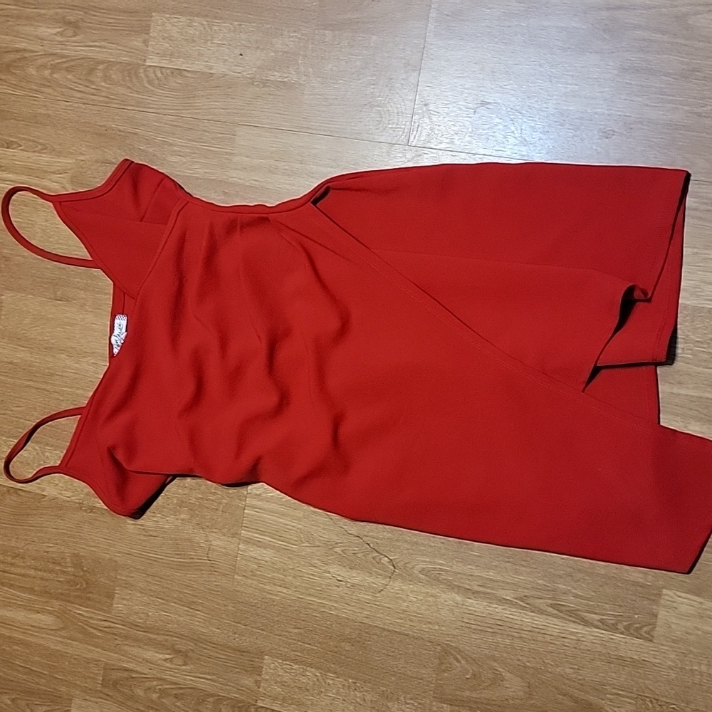 Little red dress faux wrap